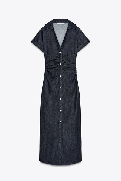 Denim Midi Dress