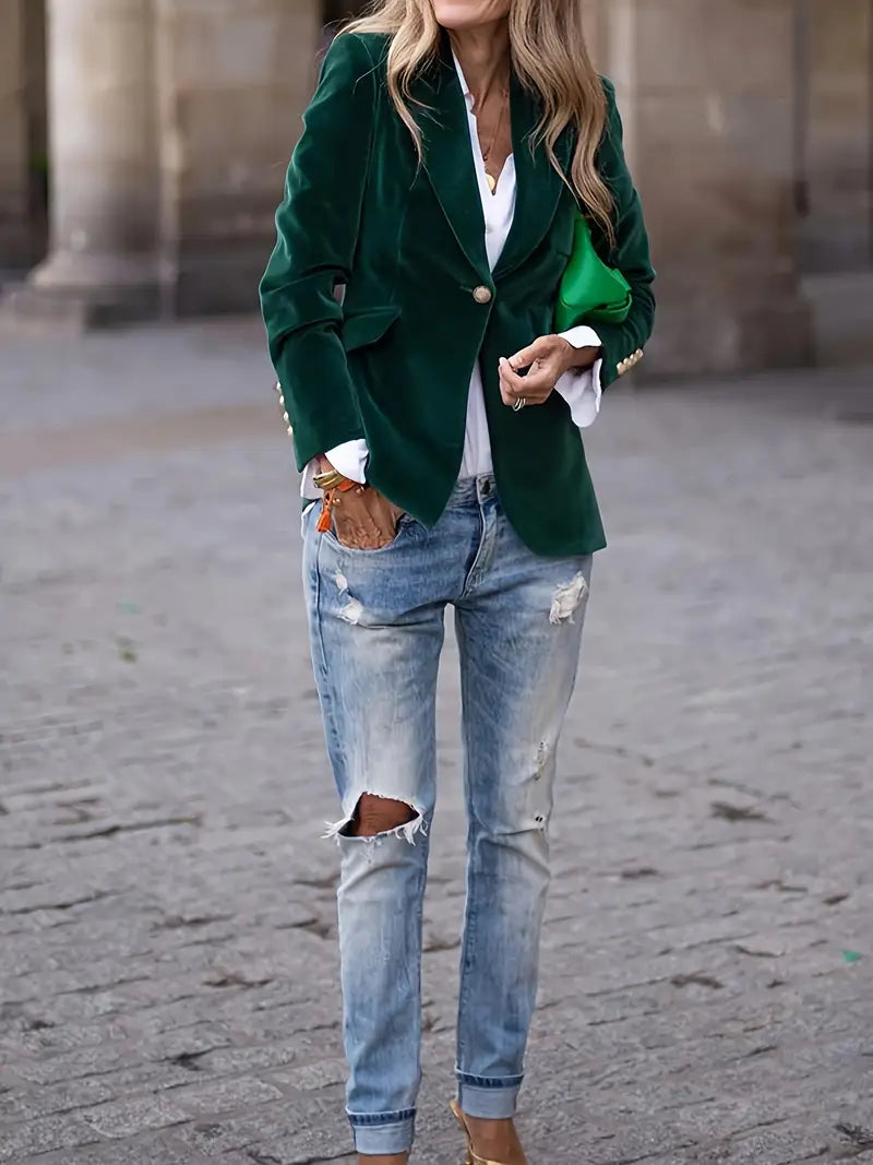 Mila | ELEGANT VELVET BLAZER