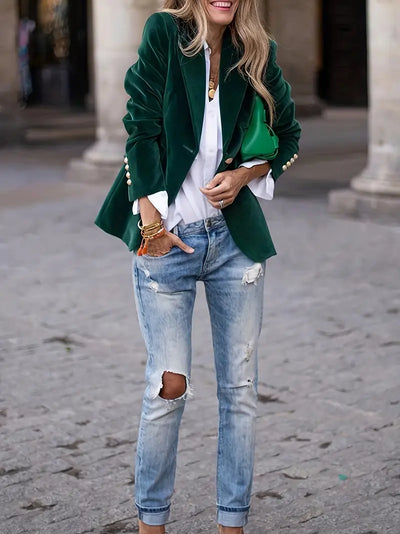 Mila | ELEGANT VELVET BLAZER