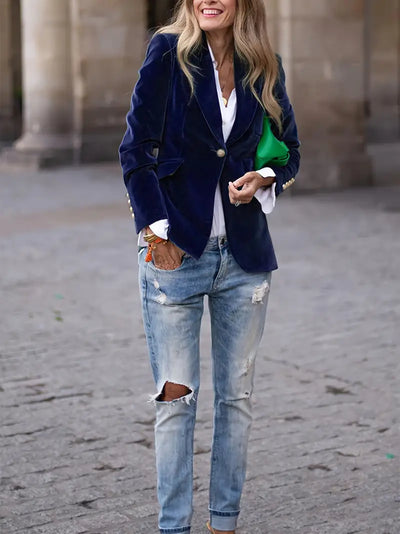 Mila | ELEGANT VELVET BLAZER