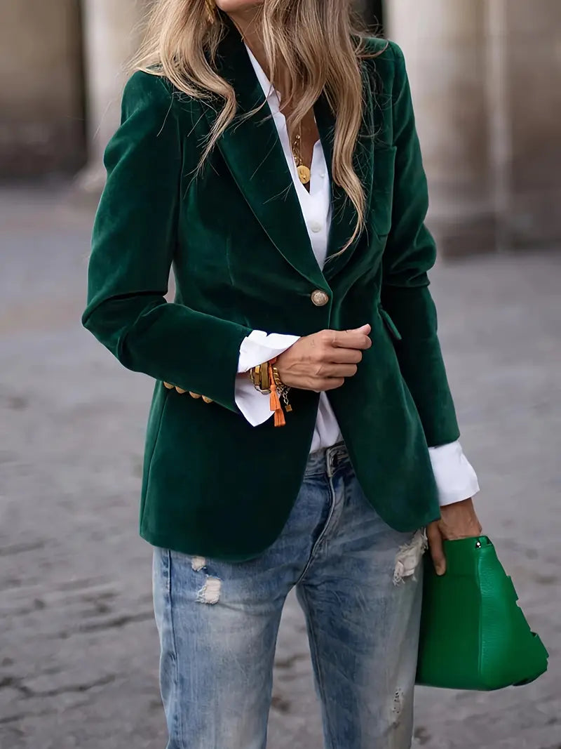 Mila | ELEGANT VELVET BLAZER