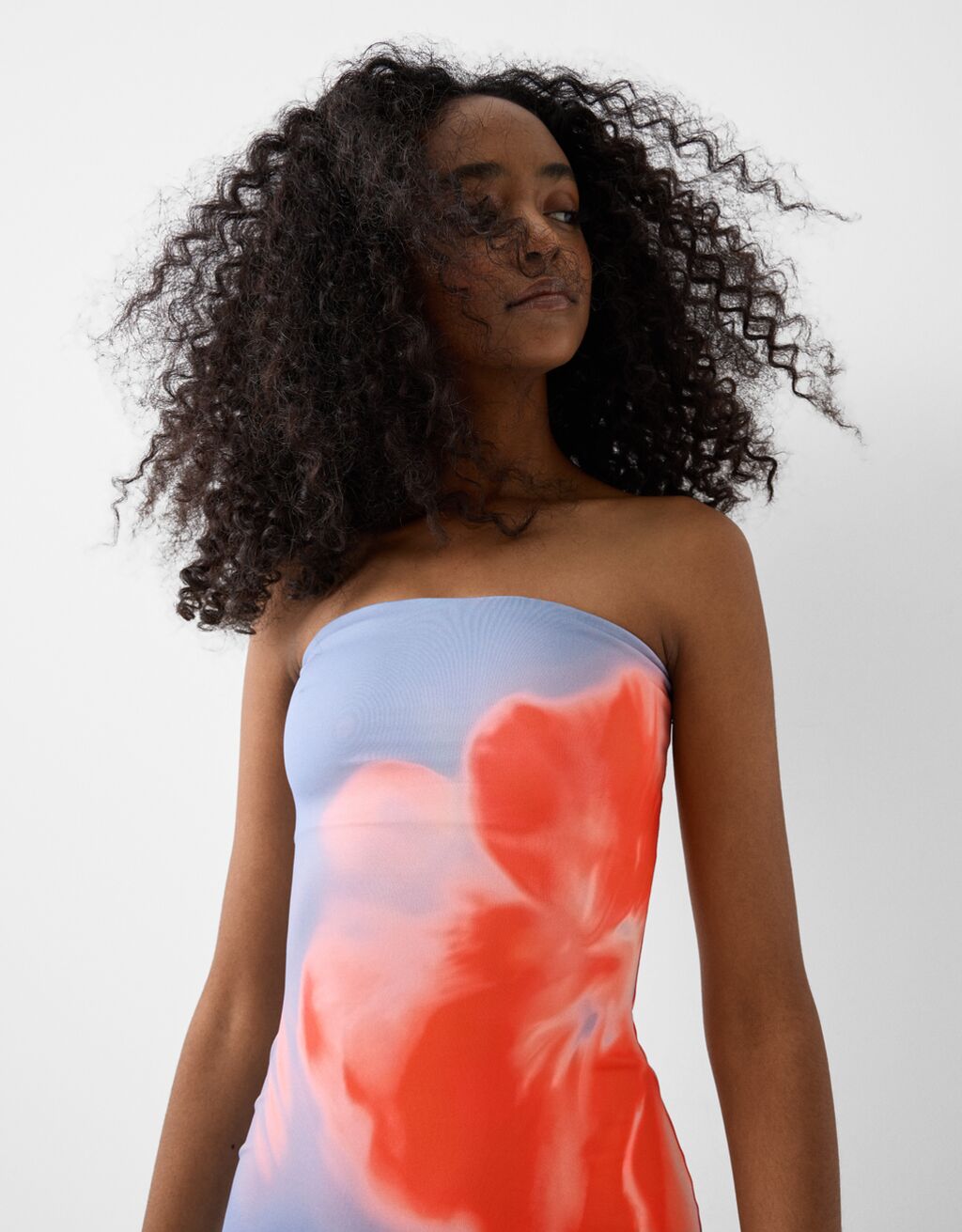 Floral Bandeau Dress