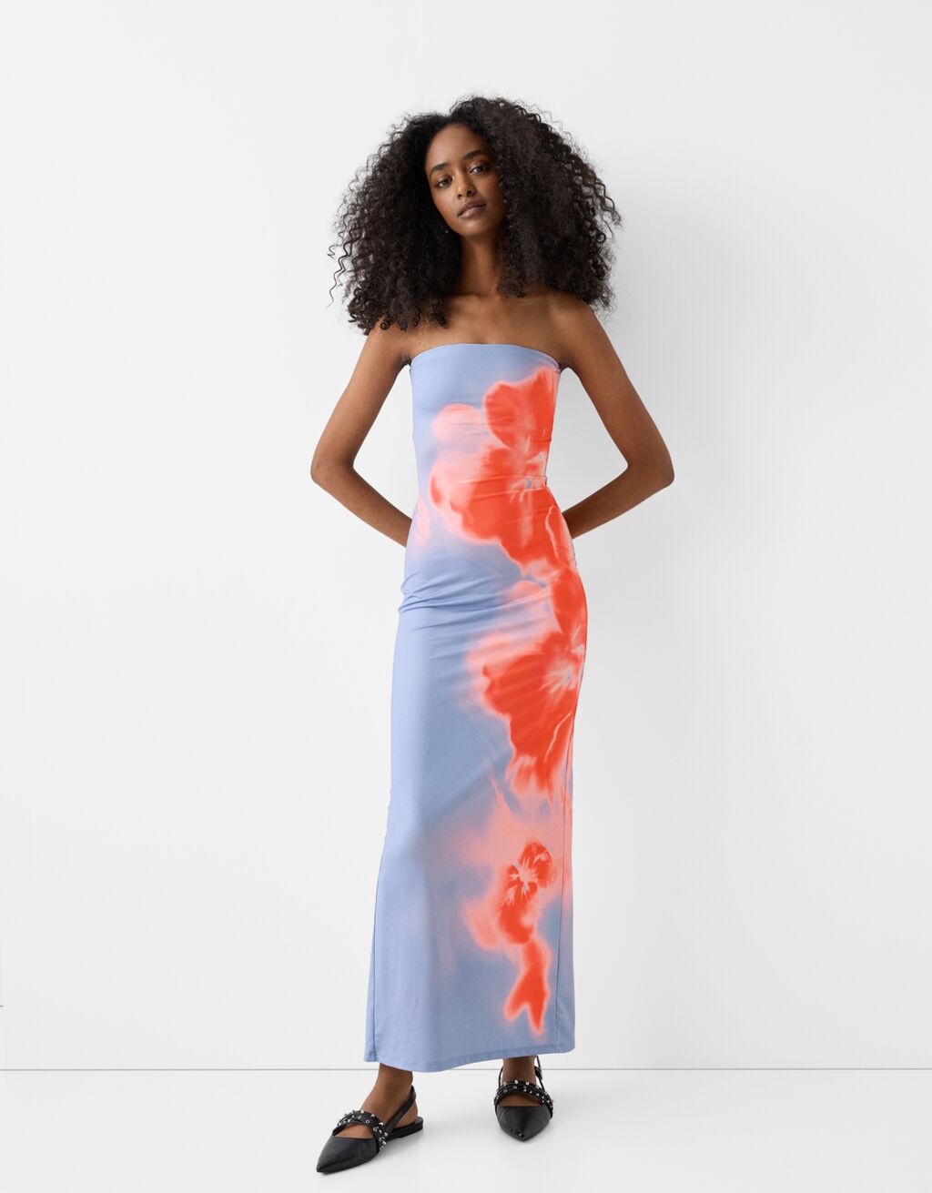 Floral Bandeau Dress