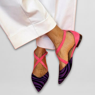 Judith | Elegant ballet flats with sophisticated straps