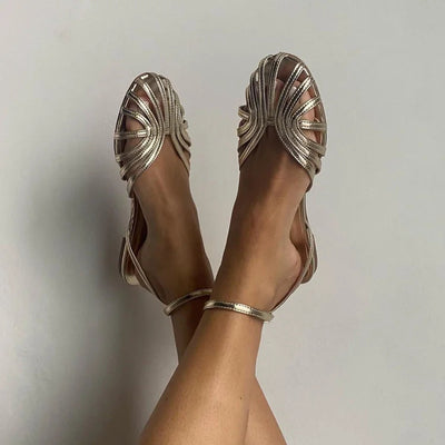 GINEVRA | Elegant Ballerina with Braided Detail for a refined look