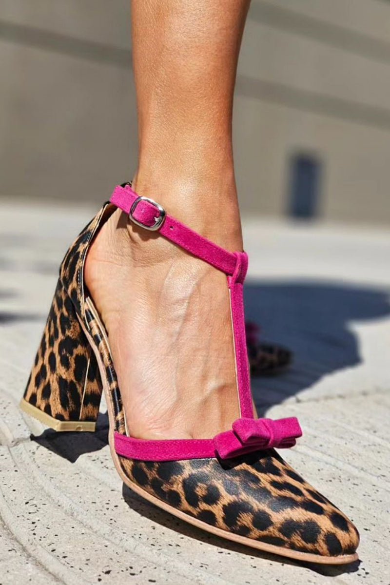 Beauu™ | Elegant Green Leopard Print Sandals with Eye-Catching Colorful Details