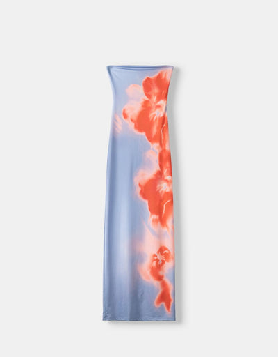 Floral Bandeau Dress