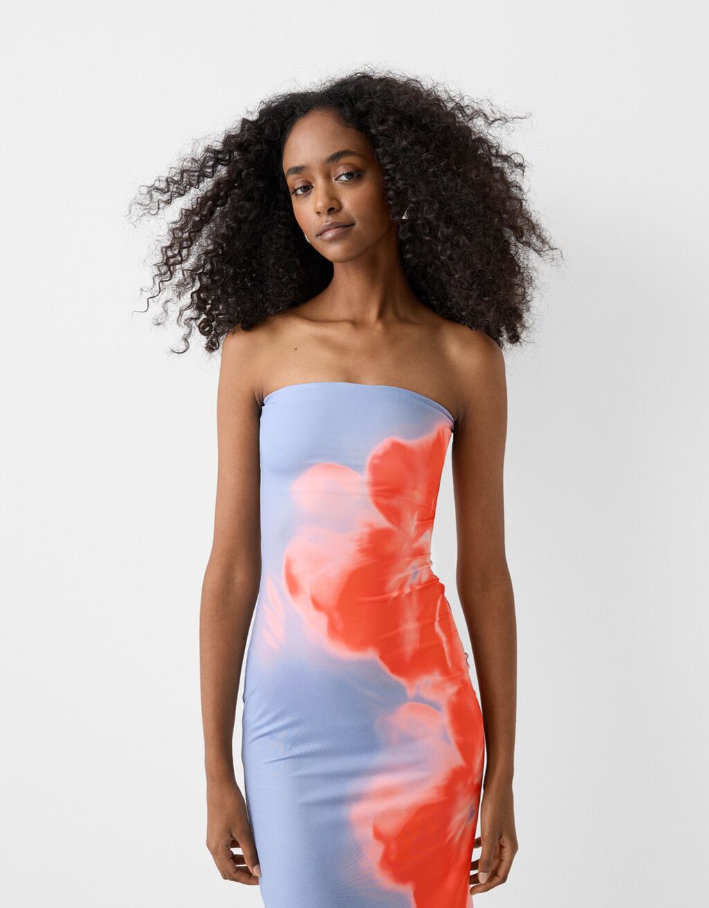 Floral Bandeau Dress