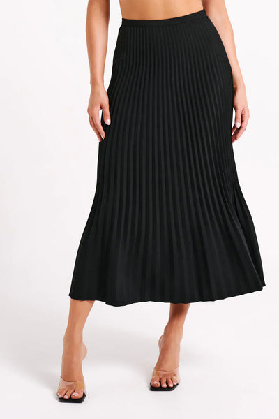 Pleated Midi Skirt