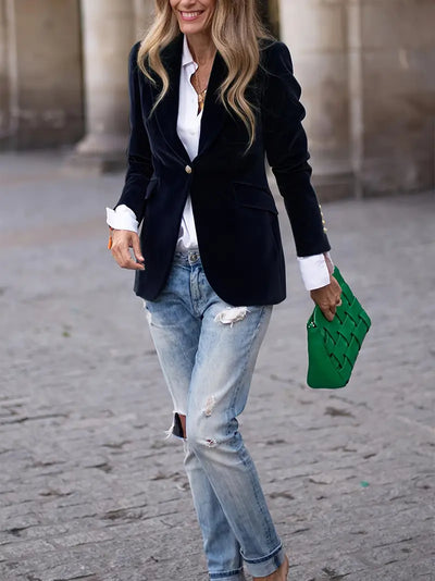 Mila | ELEGANT VELVET BLAZER